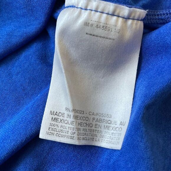 Nike Men’s Dri-Fit Royal Blue Short Sleeve Training Tee | XL - Picture 5 of 6